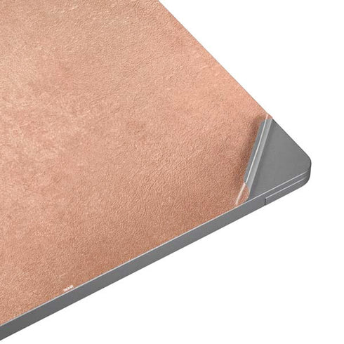 Black and Rose Gold Marble Split Universal Laptop 16in (13 x 9.4in) Skin